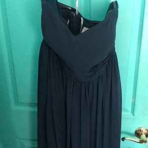 Navy evening gown